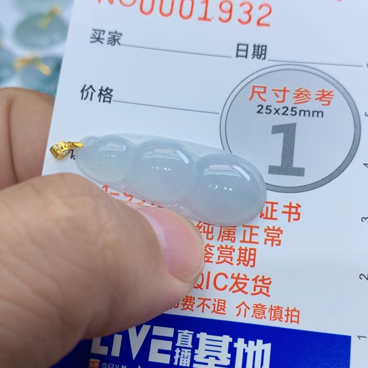 翡翠颈饰未镶嵌吊坠