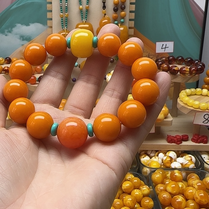 碧***天非金属素圈搭配一条