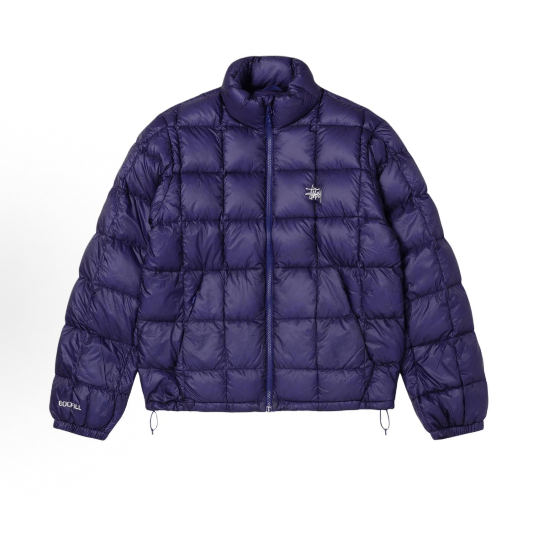stussy紫色羽绒服