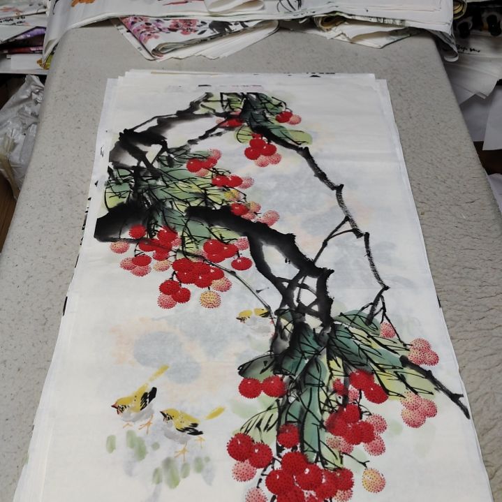 彩***南国画国画花鸟花鸟花鸟