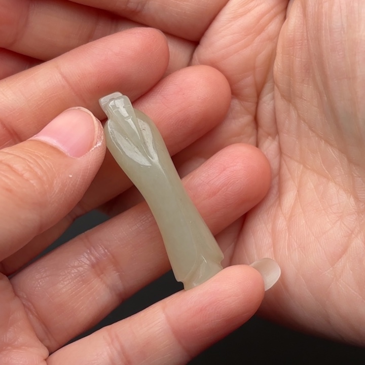 未镶嵌和田玉挂件咖***糖