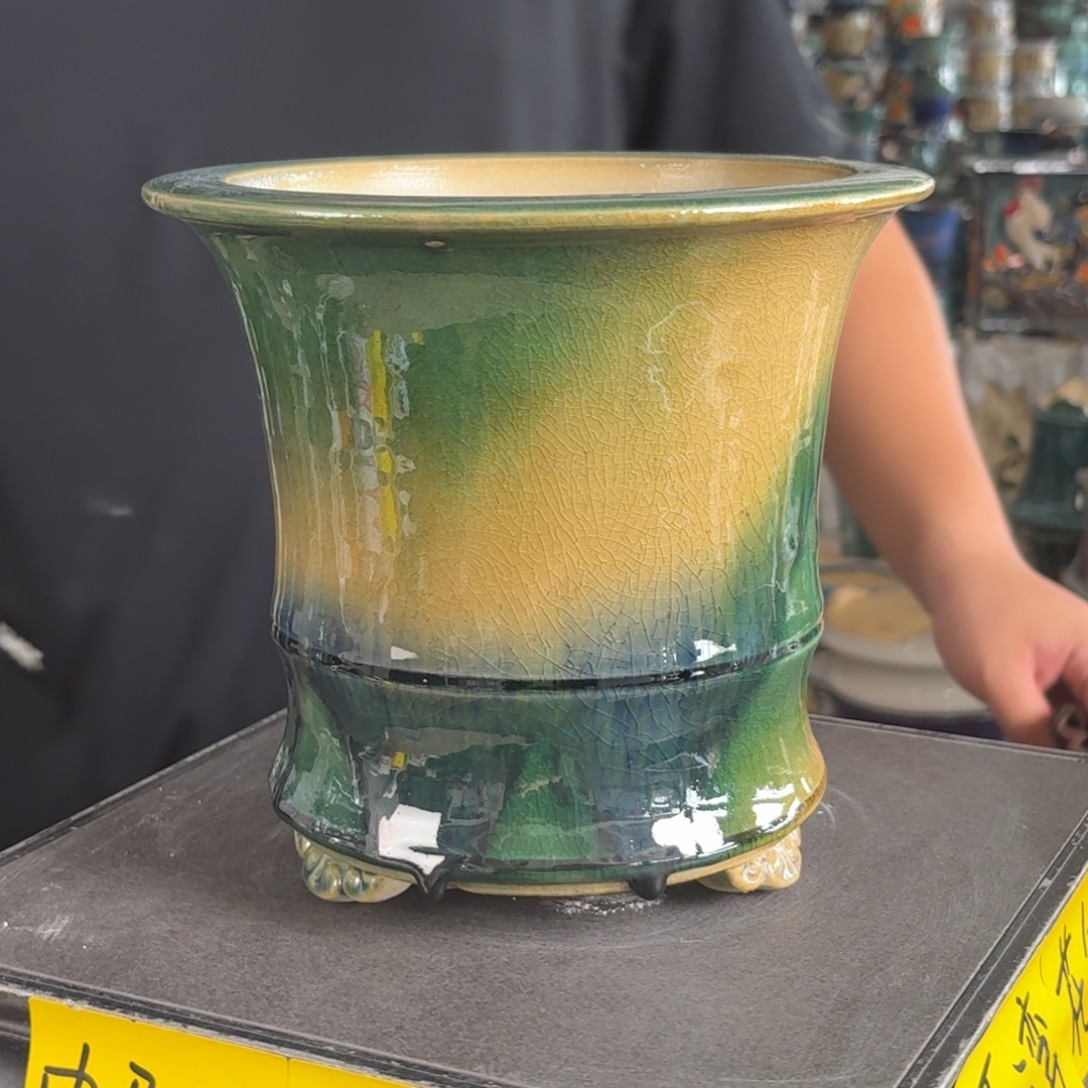 。一风堂石湾花盆 颗粒 内17*18