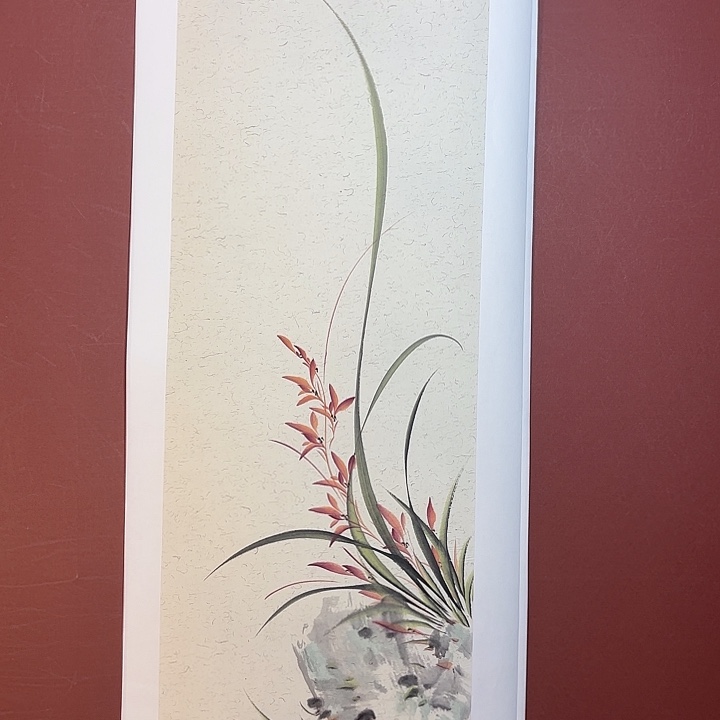 国画听兰老师花鸟