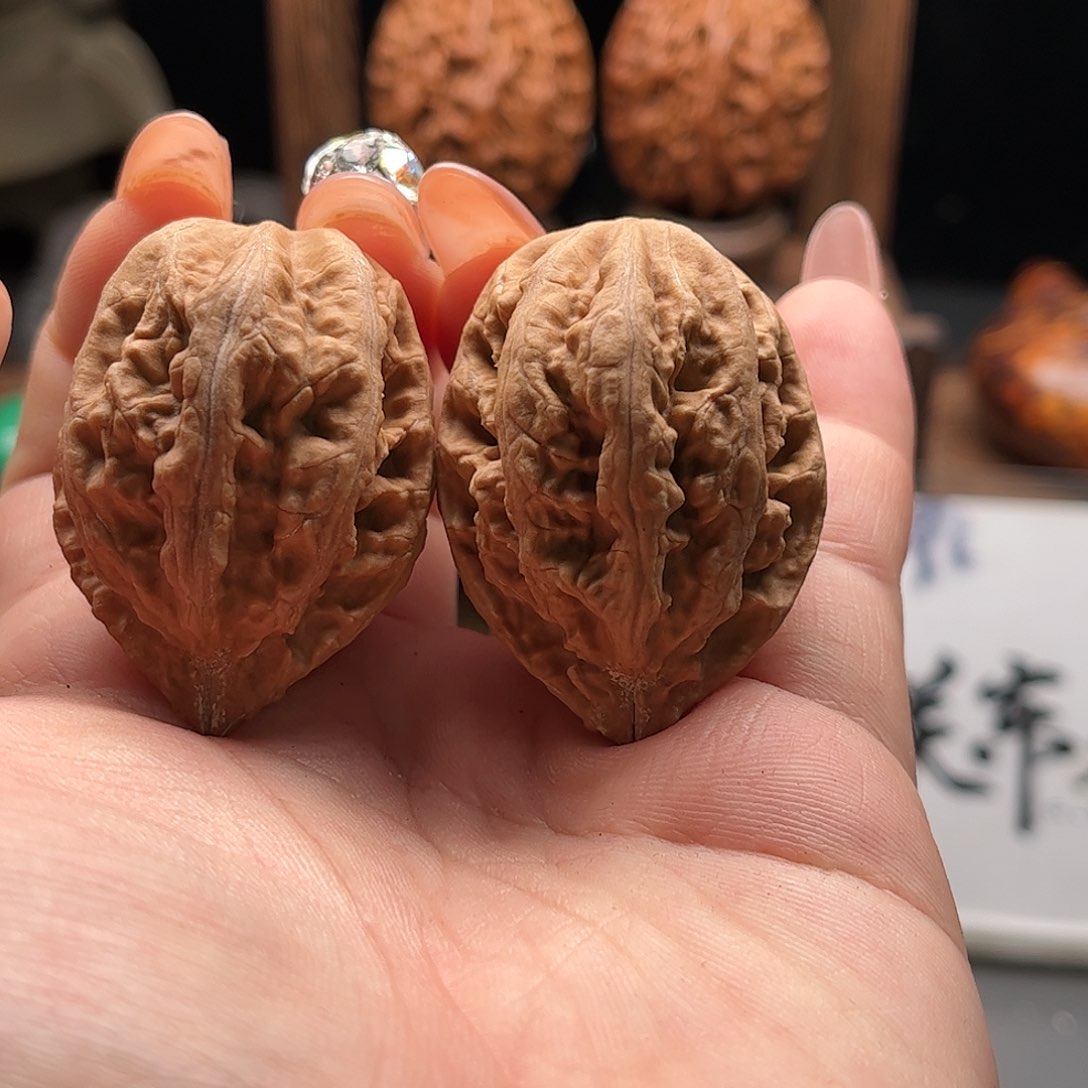 文玩核桃把件关东木子家楸大胖22