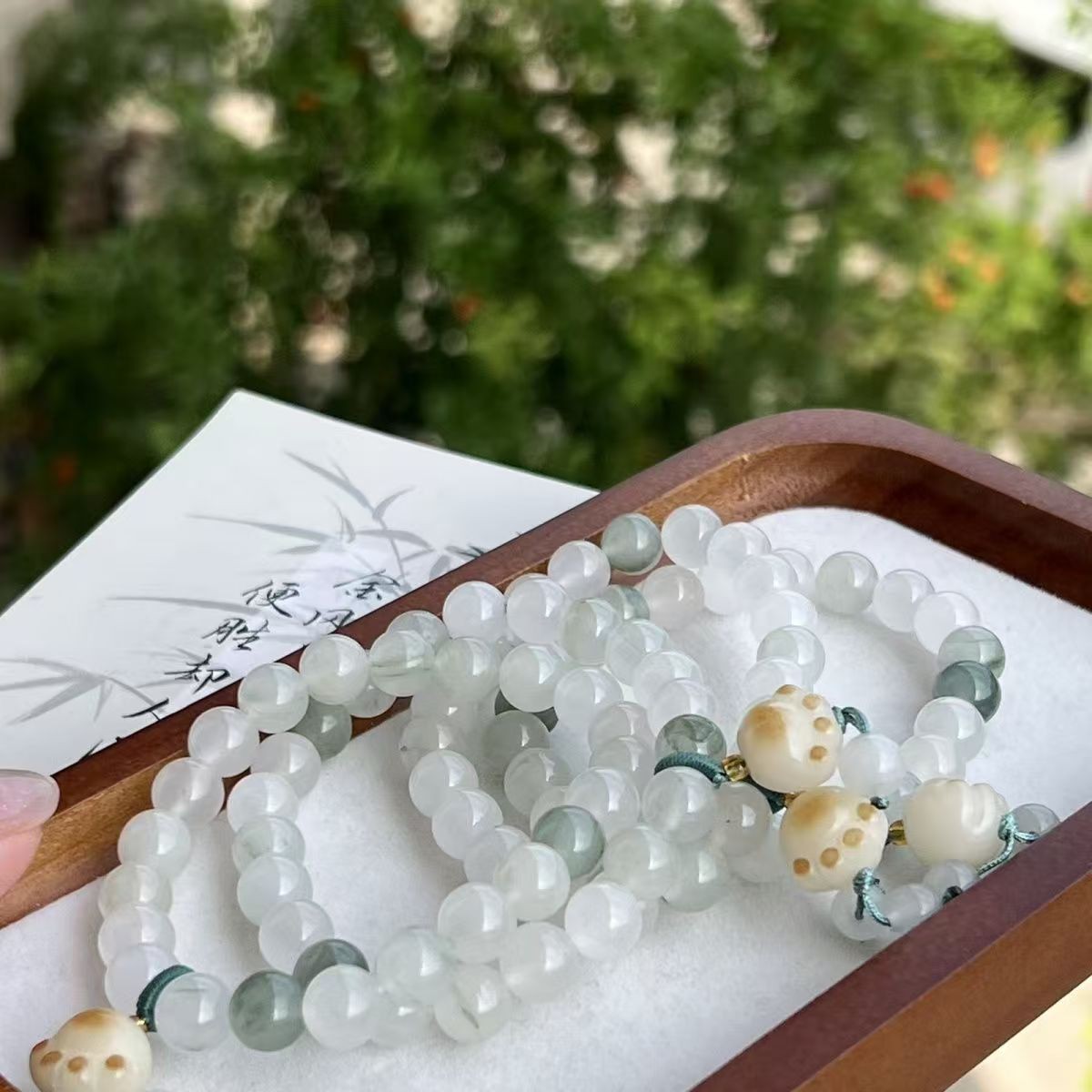 天山翠福利手串女士情侣