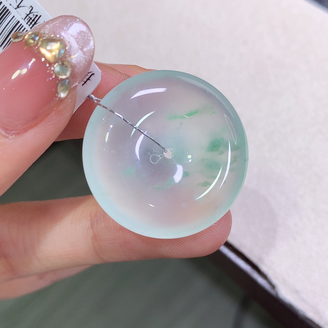 翡翠未镶嵌颈饰编号16