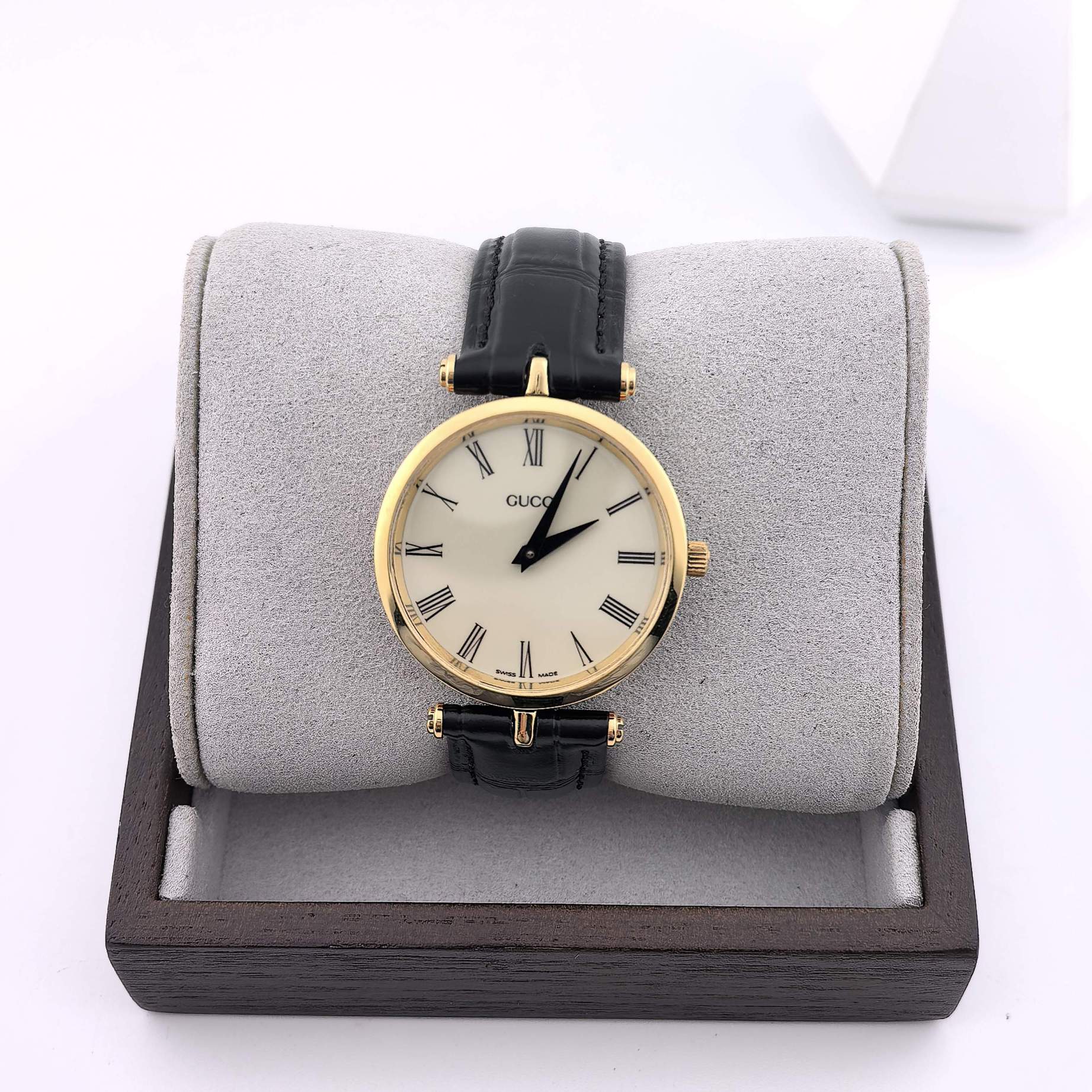 95新 GUCCI/古驰 中古古驰女表/石英机芯/表经30mm/02066