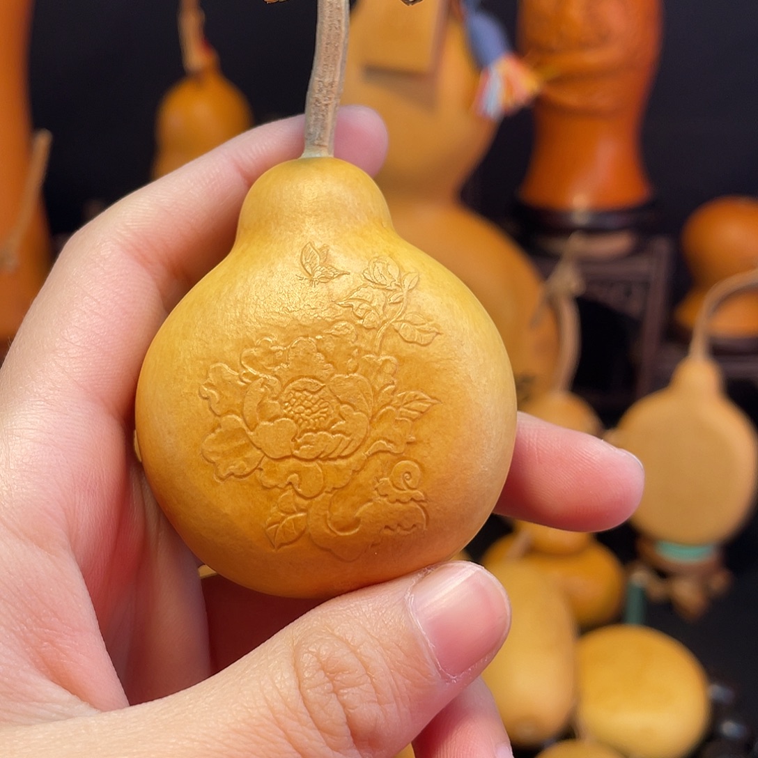 牡丹花押花葫芦葫芦