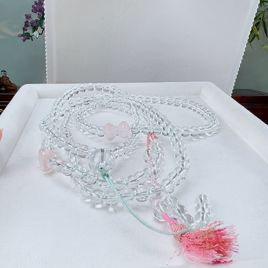 水晶颈饰未镶嵌水晶7.5