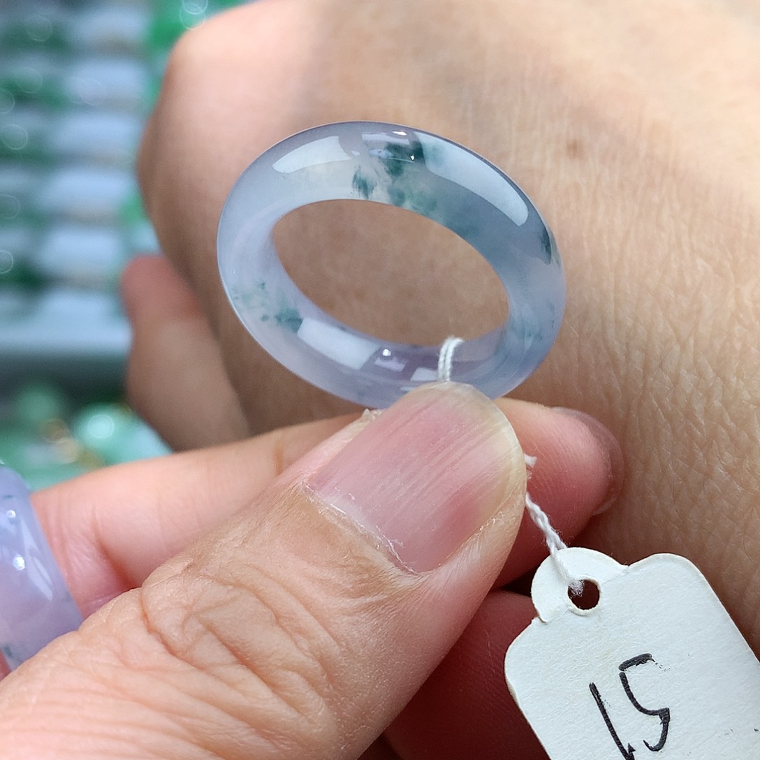 未镶嵌戒指翡翠15号