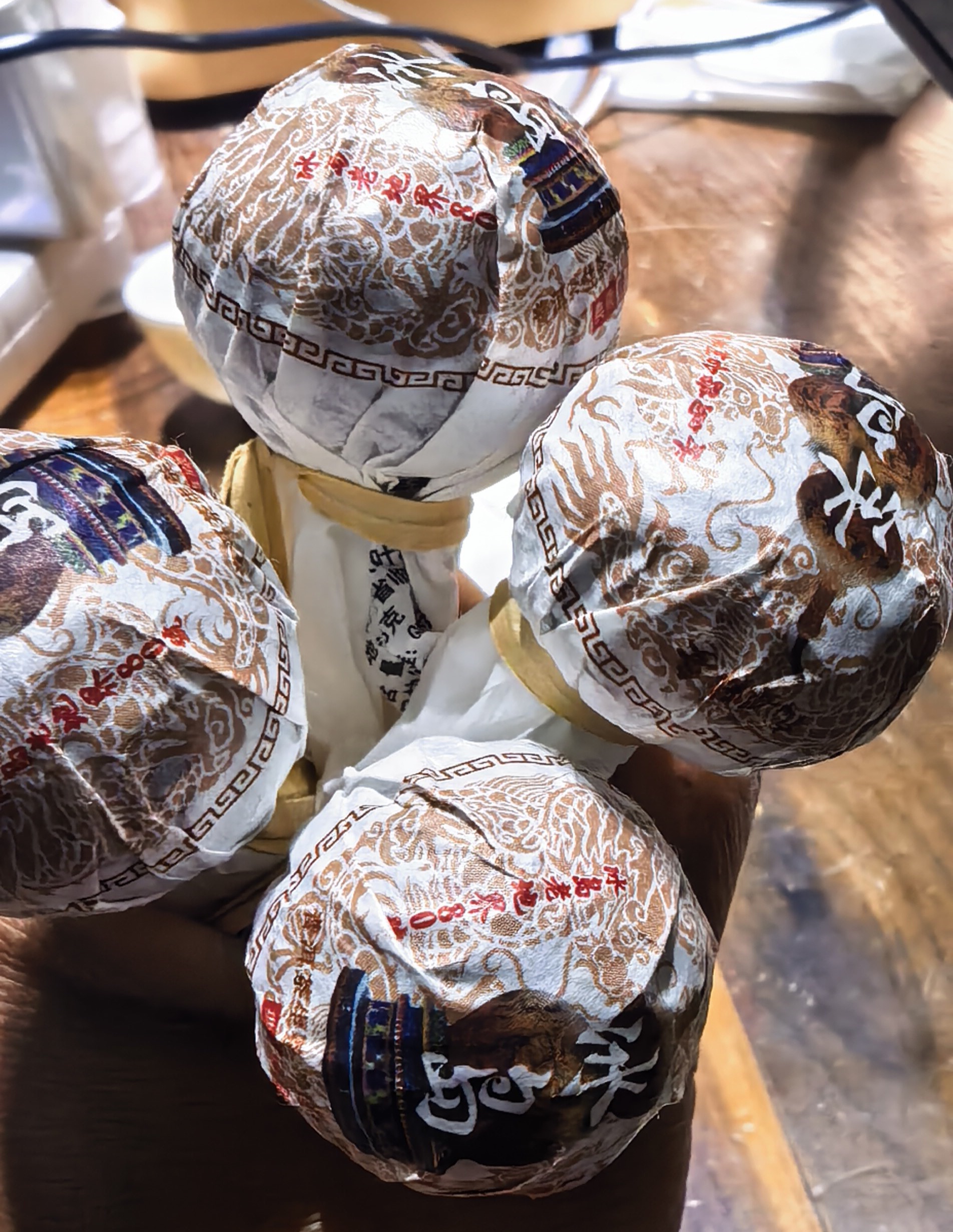 [冰岛地界80号]--2023年冰岛地界古树8克龙珠 10颗云南普洱生茶