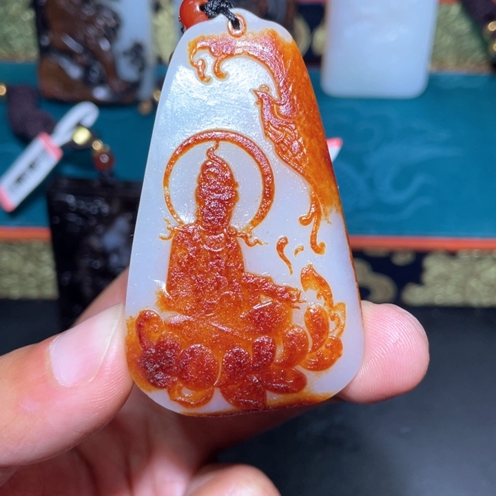 和田玉未镶嵌颈饰J