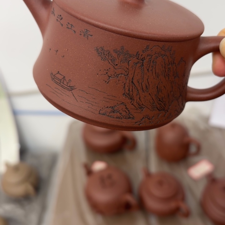 紫砂茶壶宜兴原矿底槽青