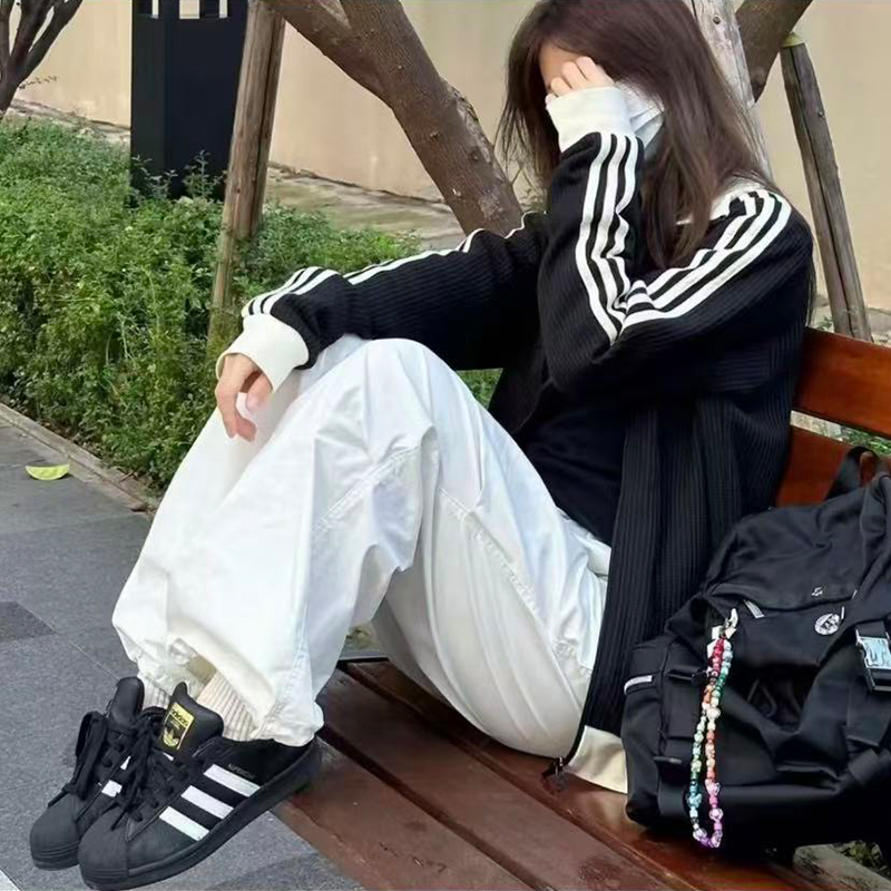 【刺绣】2025春秋新款厚款运动外套男女同款