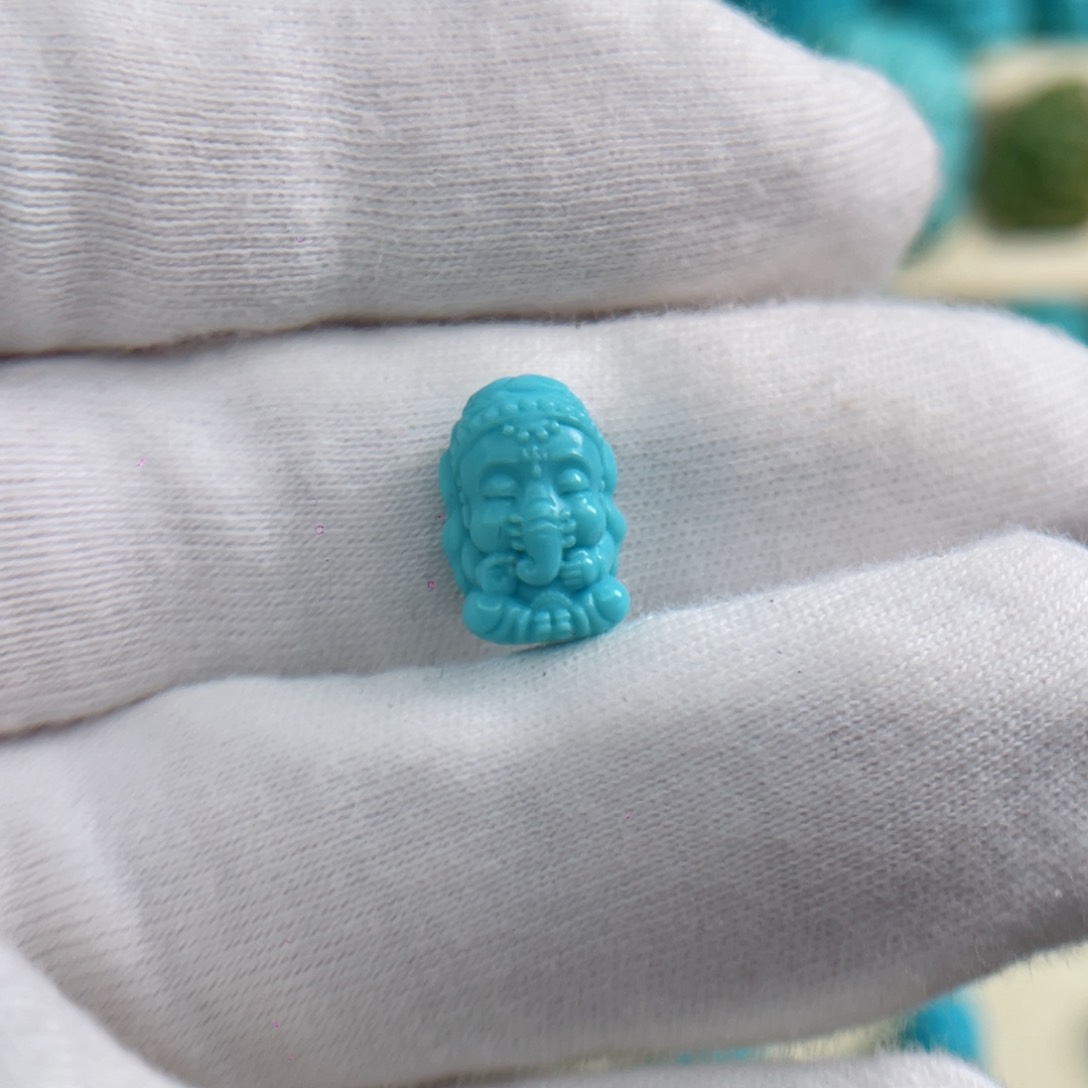 绿松石颈饰未镶嵌卡7.9-11.6-7.3