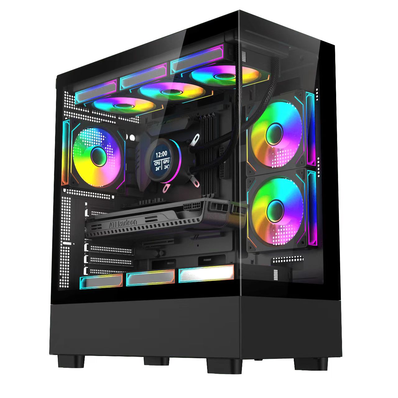 锐龙R5 5600GT光追游戏/直播/设计电竞高颜值DIY台式主机12