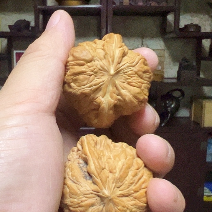 吊坠文玩核桃大门墩 全品 46