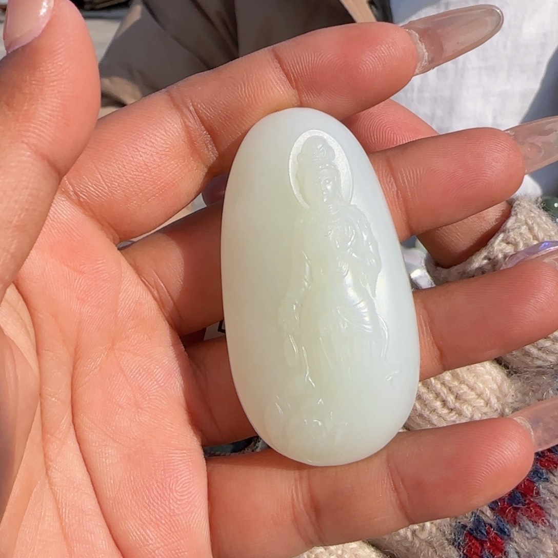 和田玉颈饰未镶嵌