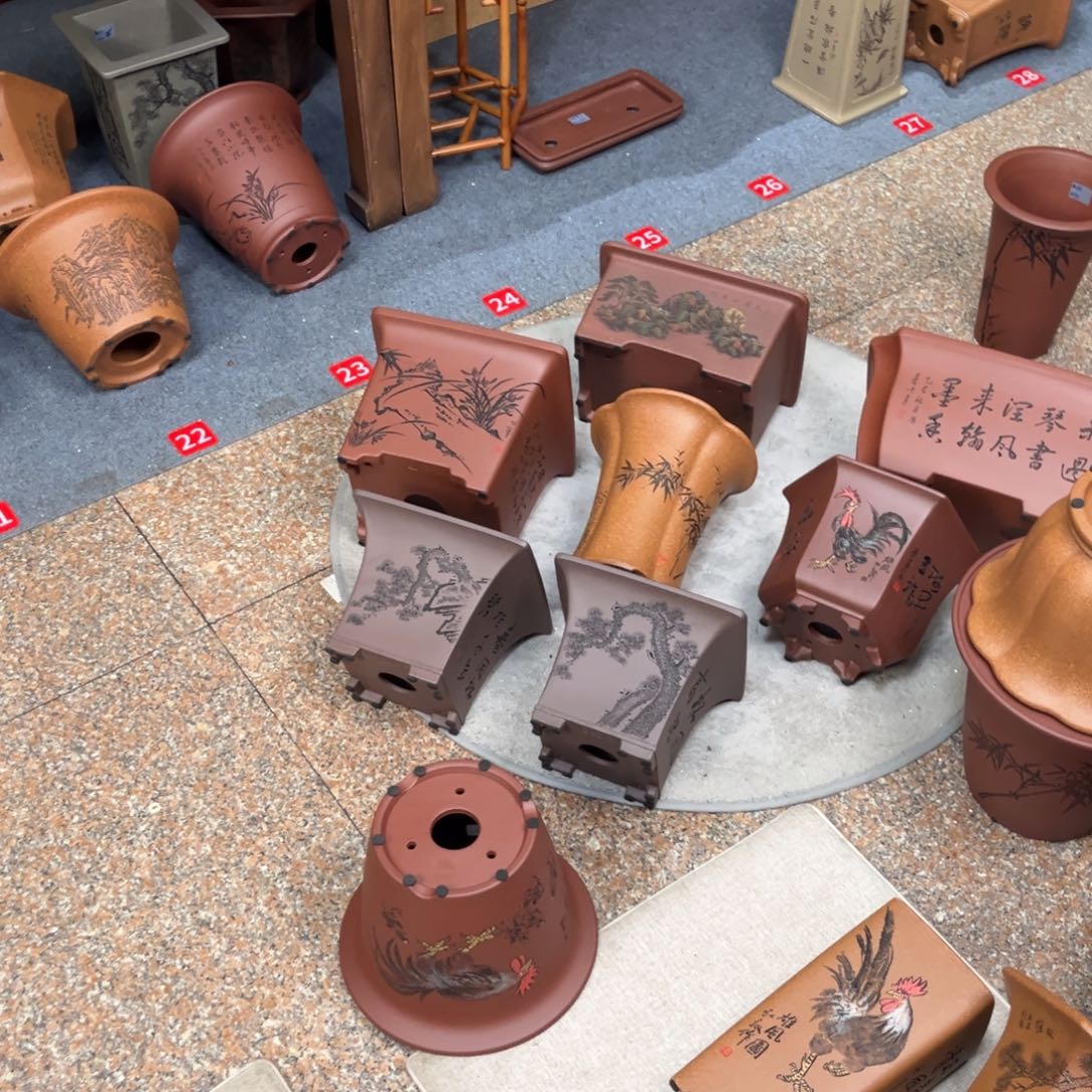 霸***箭高温正宗手工花盆