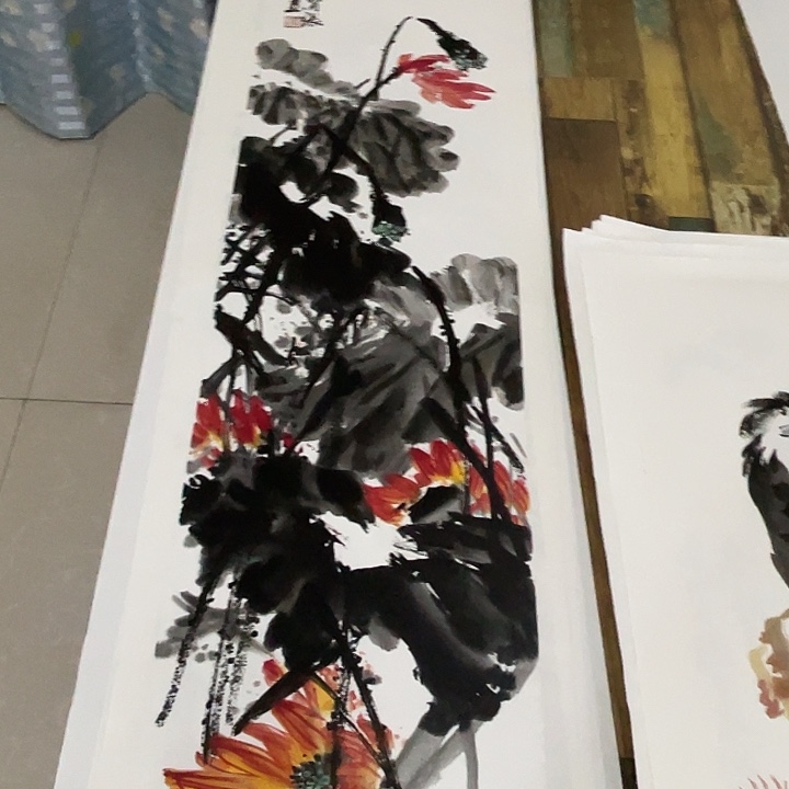 国画张圣敏先生纯手绘作品