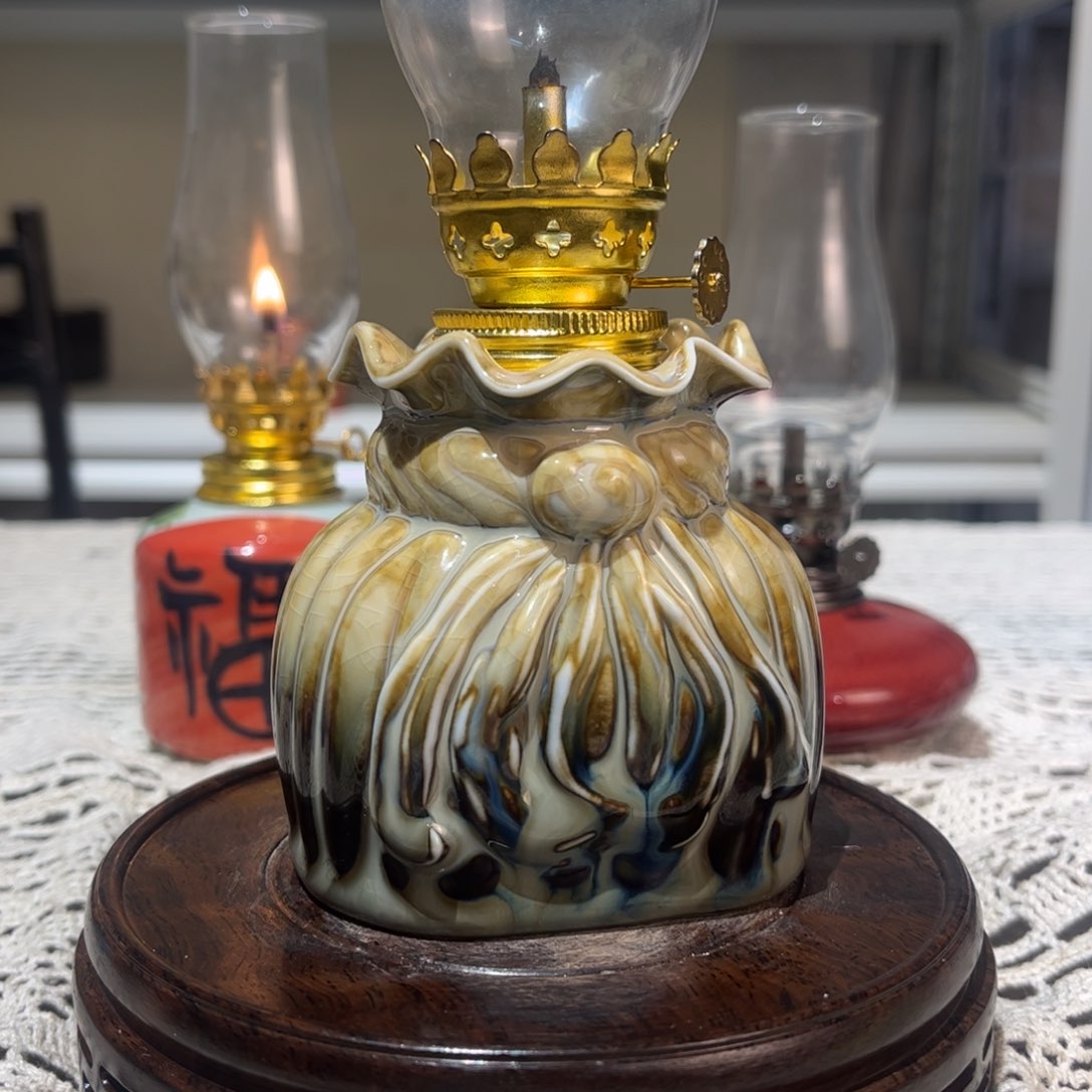 摆件景德镇陶瓷香薰灯