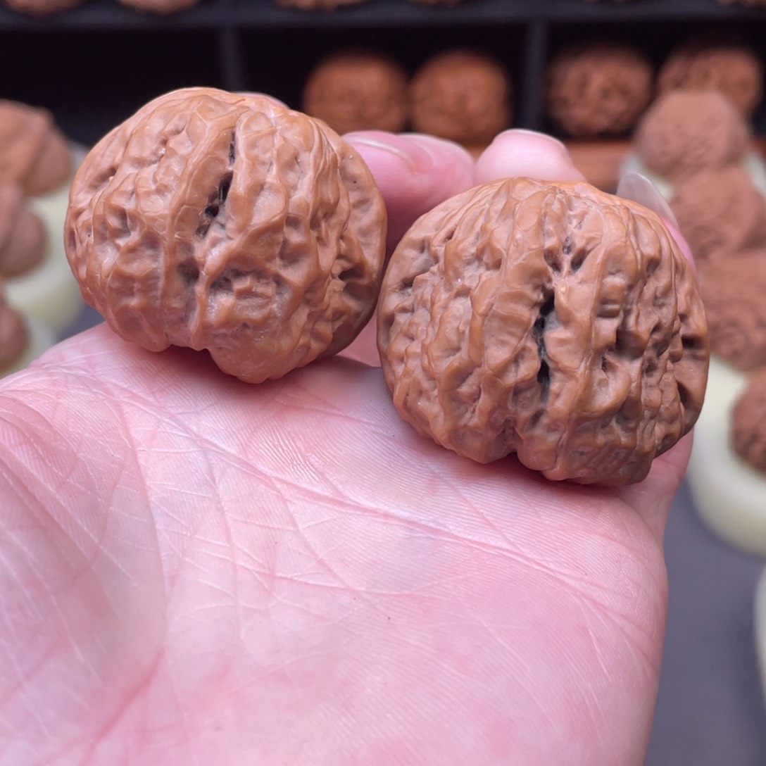 核桃把件蛙蛙蛤蟆头