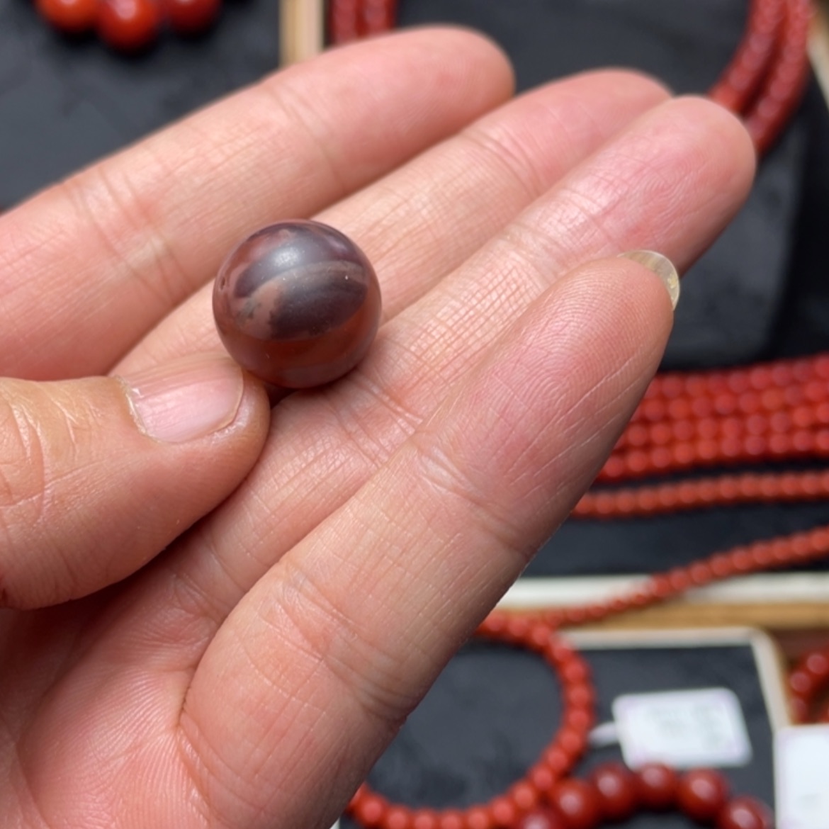【闪购商品】南红玛瑙单珠15发一颗未镶嵌