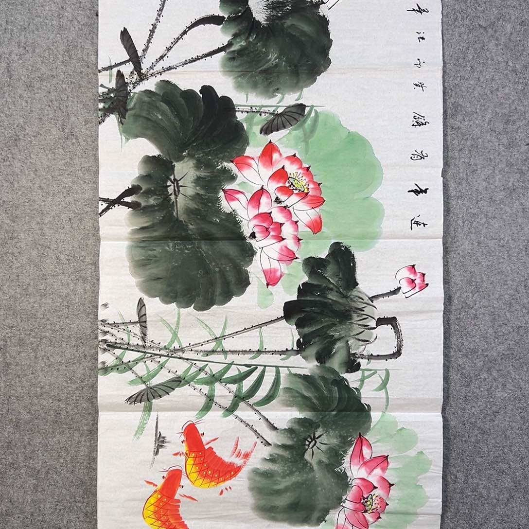 国画393 花鸟在树丛的顶端发出巨大声音