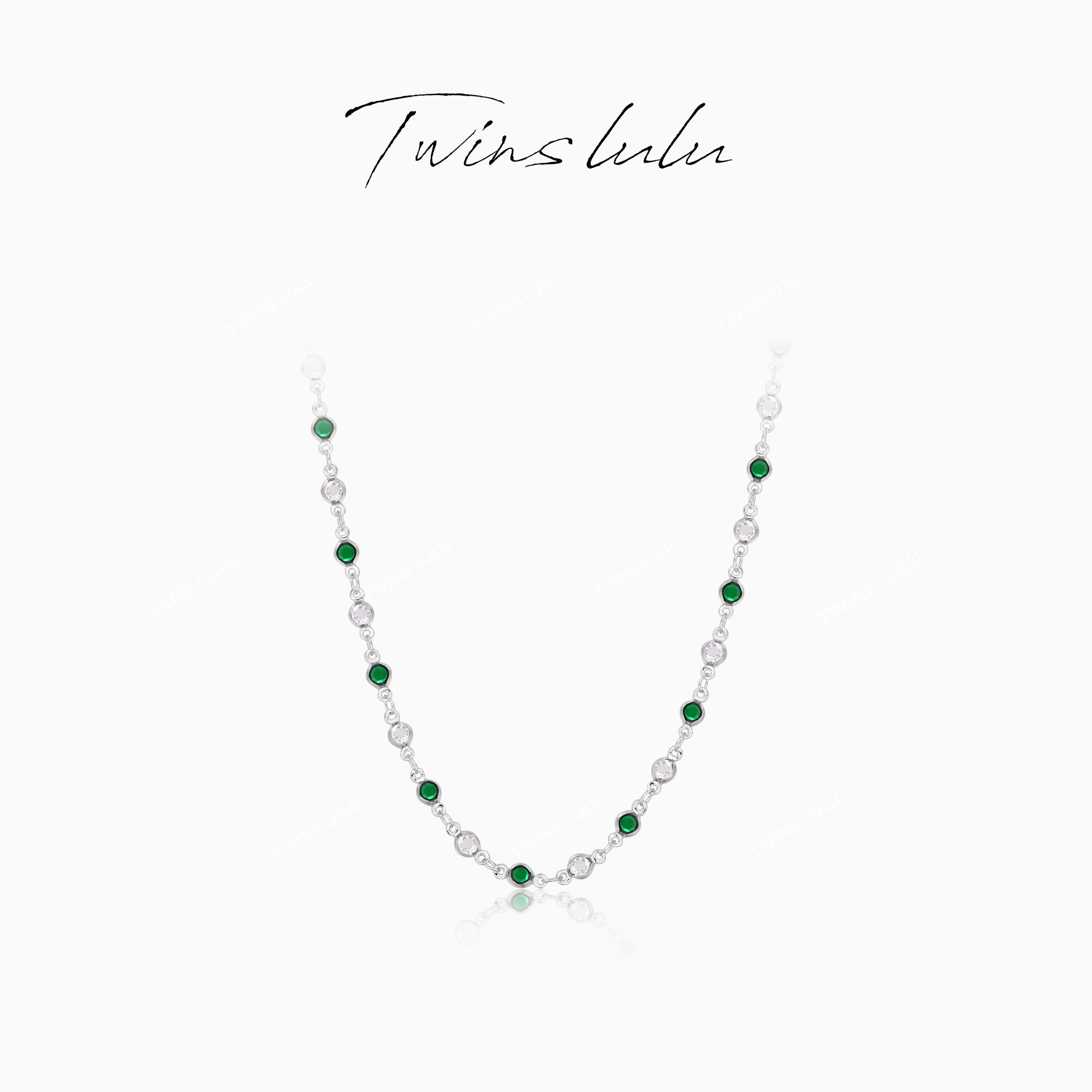 TWINS LULU 流光风 精致简约百搭高级感圆形项链TSJ8000