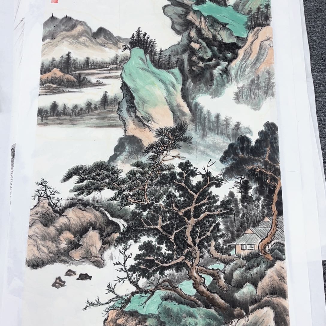 国画绘画刘看绘画作品140.70