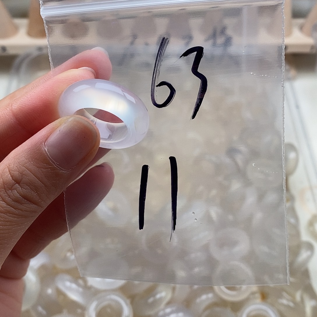 未镶嵌戒指玛瑙/玉髓