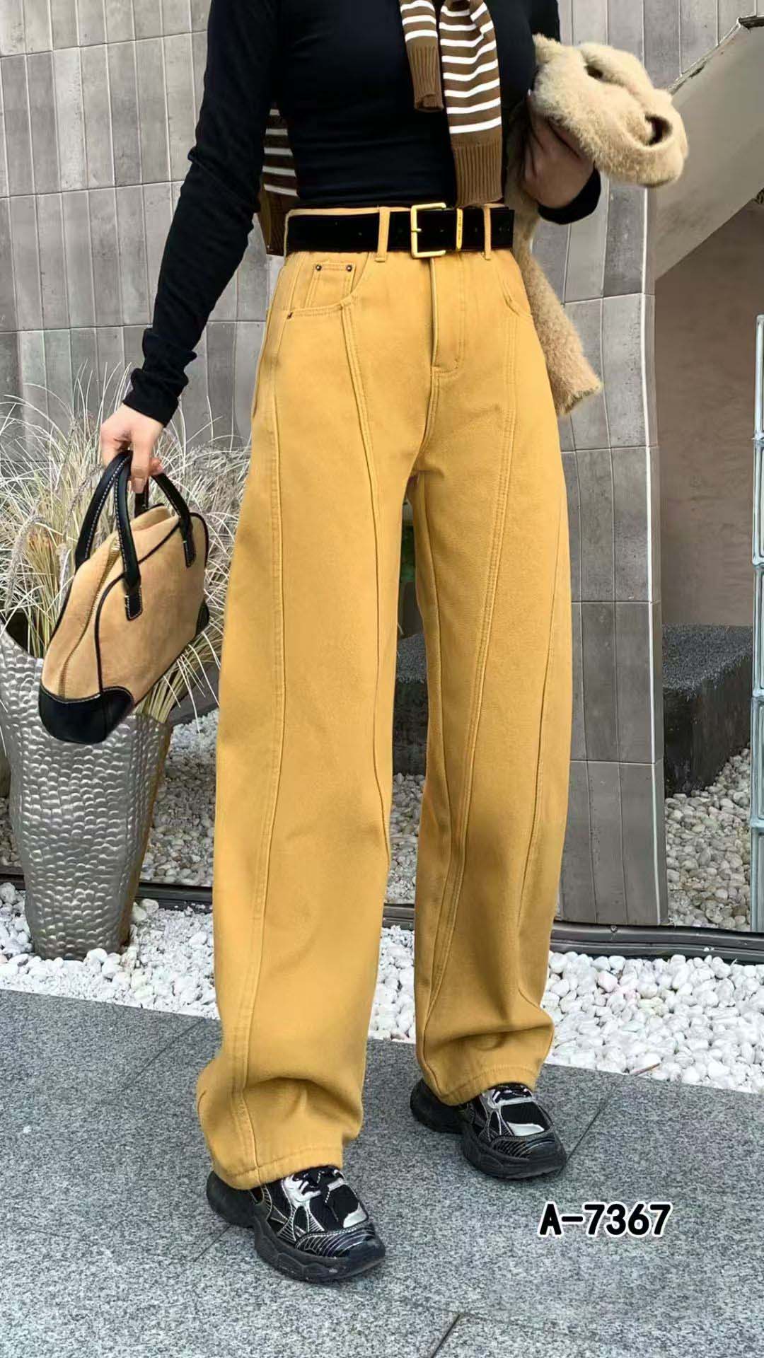 1221-02   女士秋冬百搭时尚气质显瘦牛仔裤  LD  7367/5096