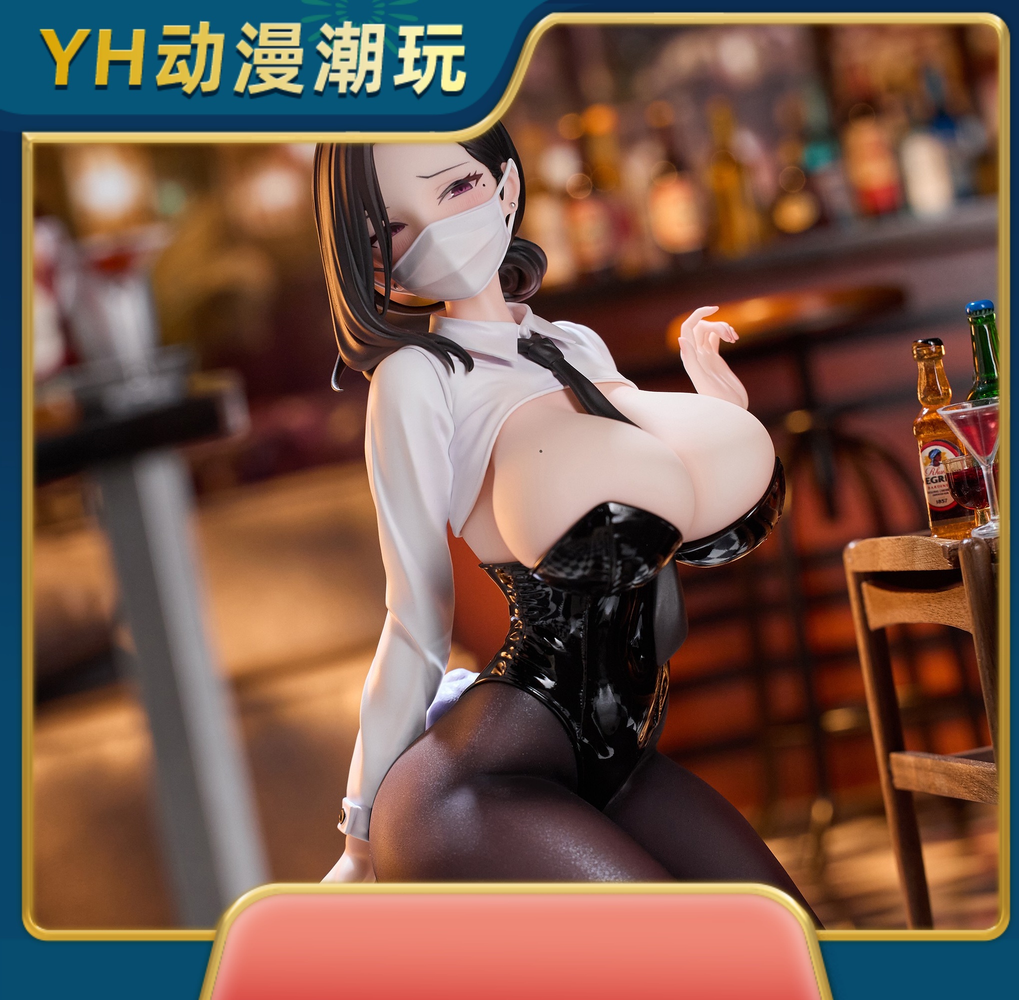 东滩兔女郎 美少女二次元桌搭机箱手办周边礼物 高18厘米 顶雷