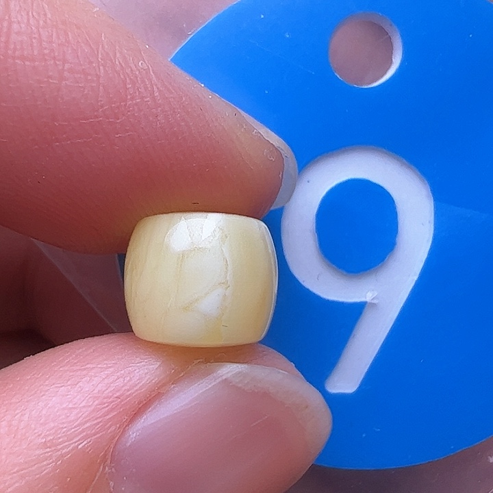 蜜蜡裸石未镶嵌8.6m m