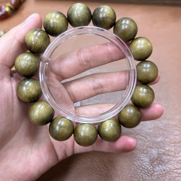 a733乌金 金丝楠 卡1.5圆珠单圈手串