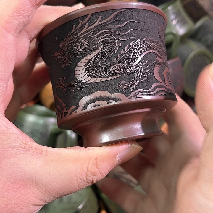 茶杯紫砂全手工紫砂主人杯