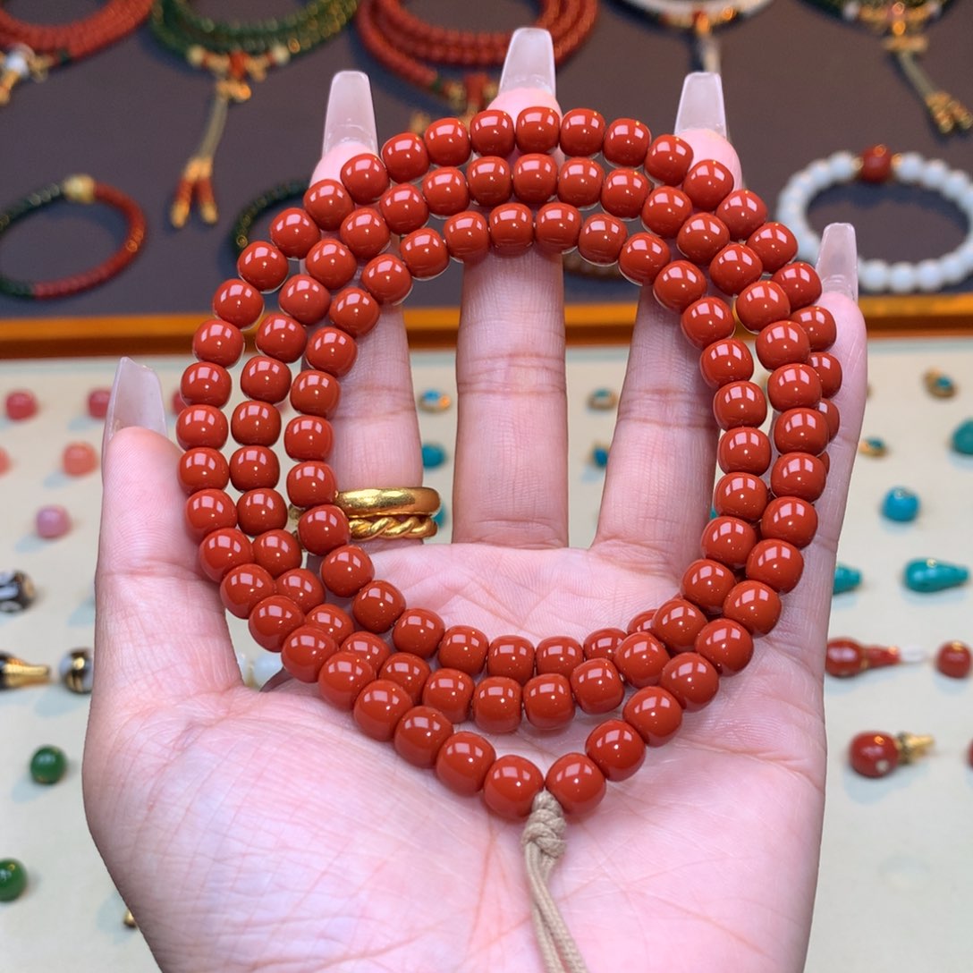 南红玛瑙未镶嵌颈饰