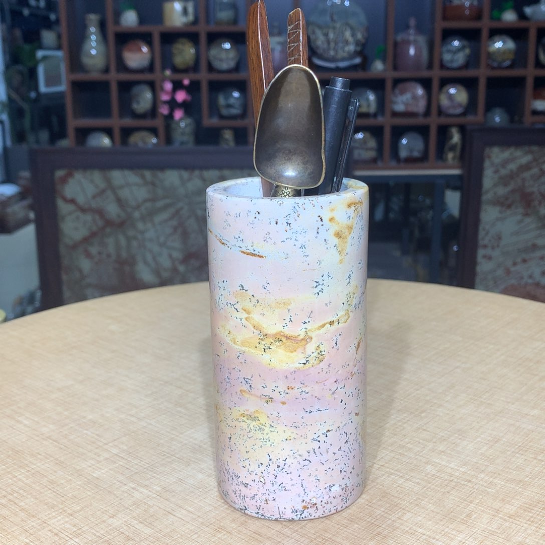 紫砂，广西国画石摆件，收藏观赏