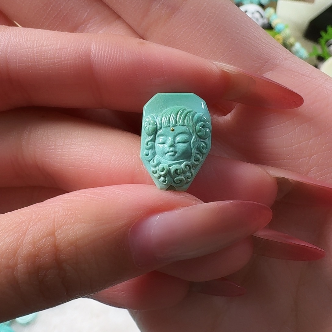 绿松石未镶嵌吊坠(不含链)白羊座