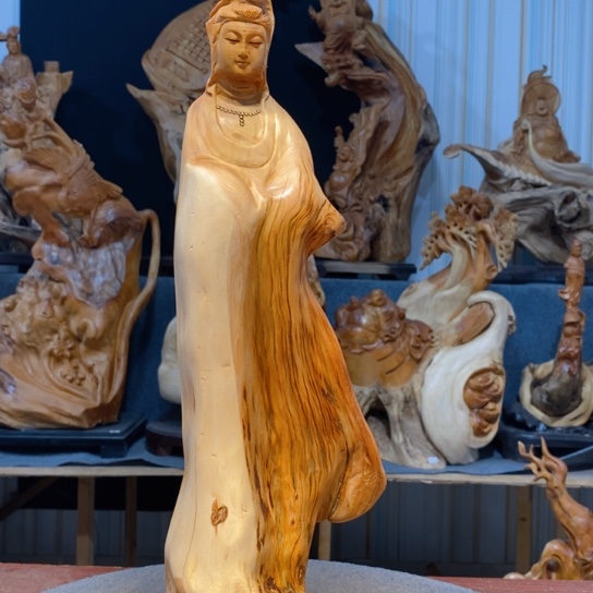 柏木（崖柏）根雕摆件