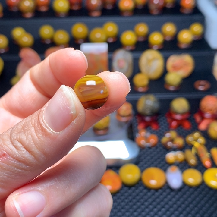 玛瑙/玉髓1未镶嵌阳****鱼战国红12