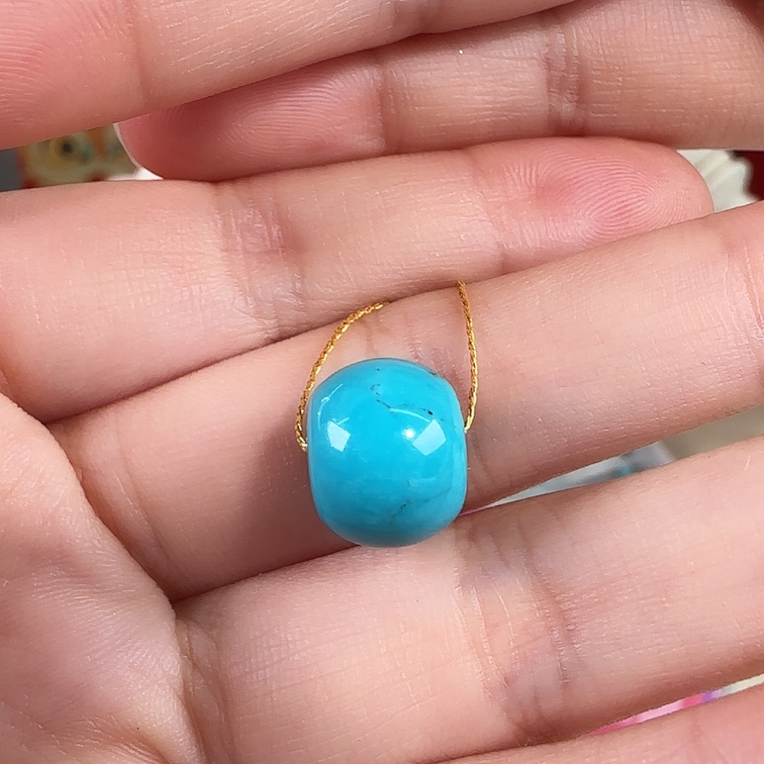 绿松石未镶嵌珠宝奇石12mm+