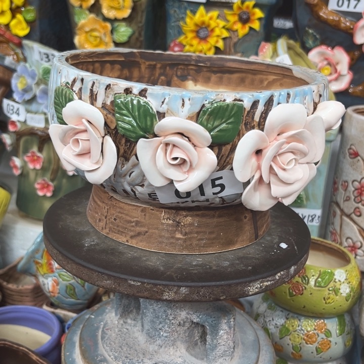 紫砂花盆粗陶材质多肉花盆