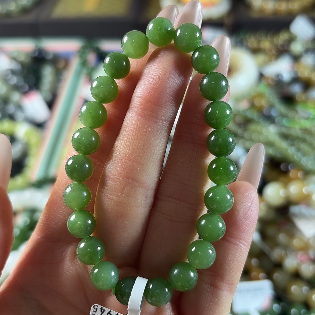 和田玉未镶嵌手链25