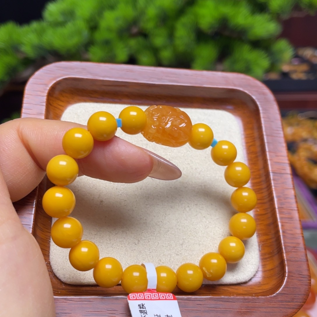 蜜蜡手链未镶嵌手串