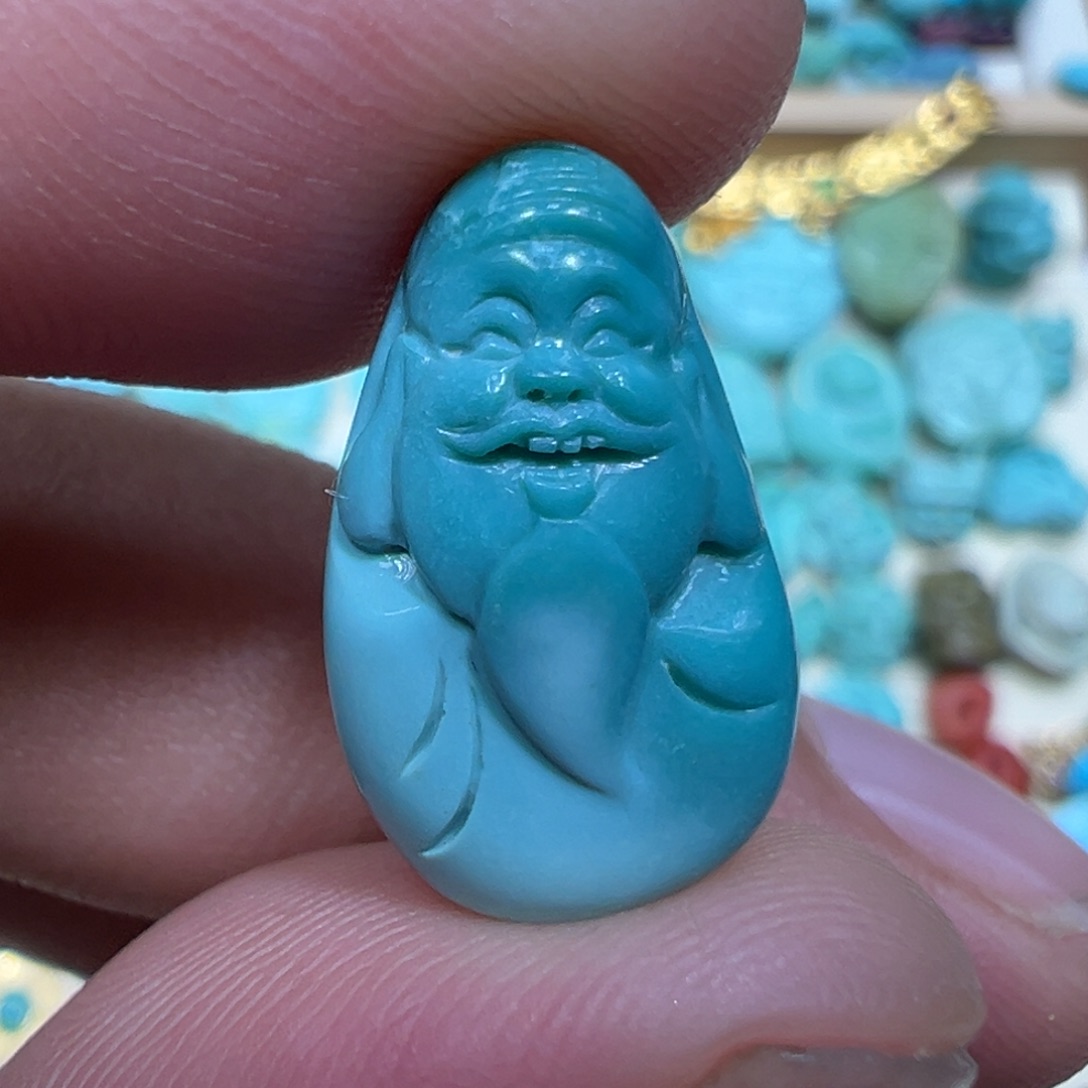 绿松石未镶嵌颈饰