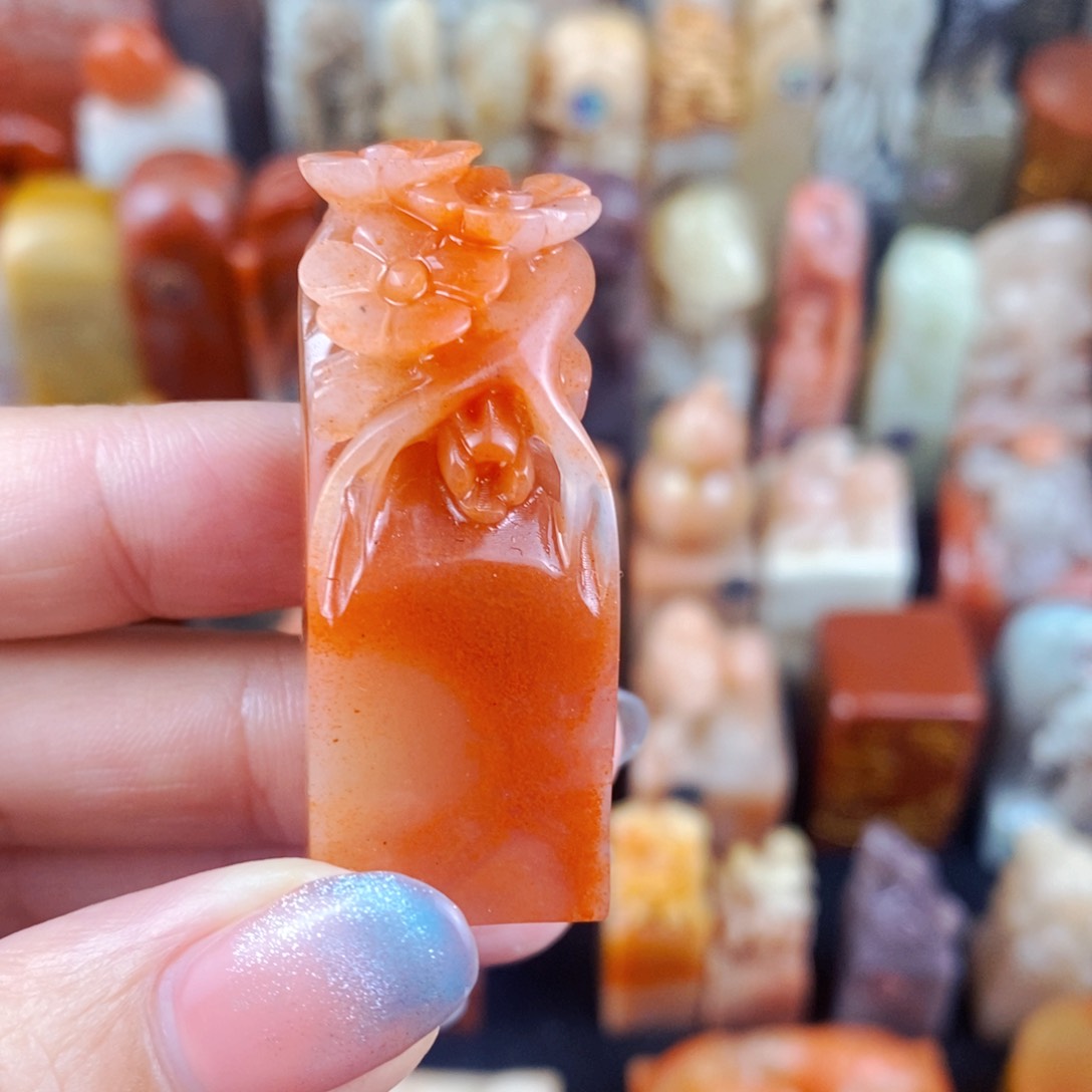 老挝石印石手工篆刻包邮包刻自定义内容