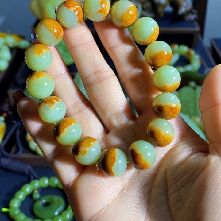 和田玉手链未镶嵌轶**观