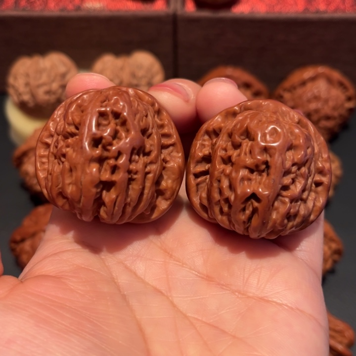 吊坠文玩核桃四座楼