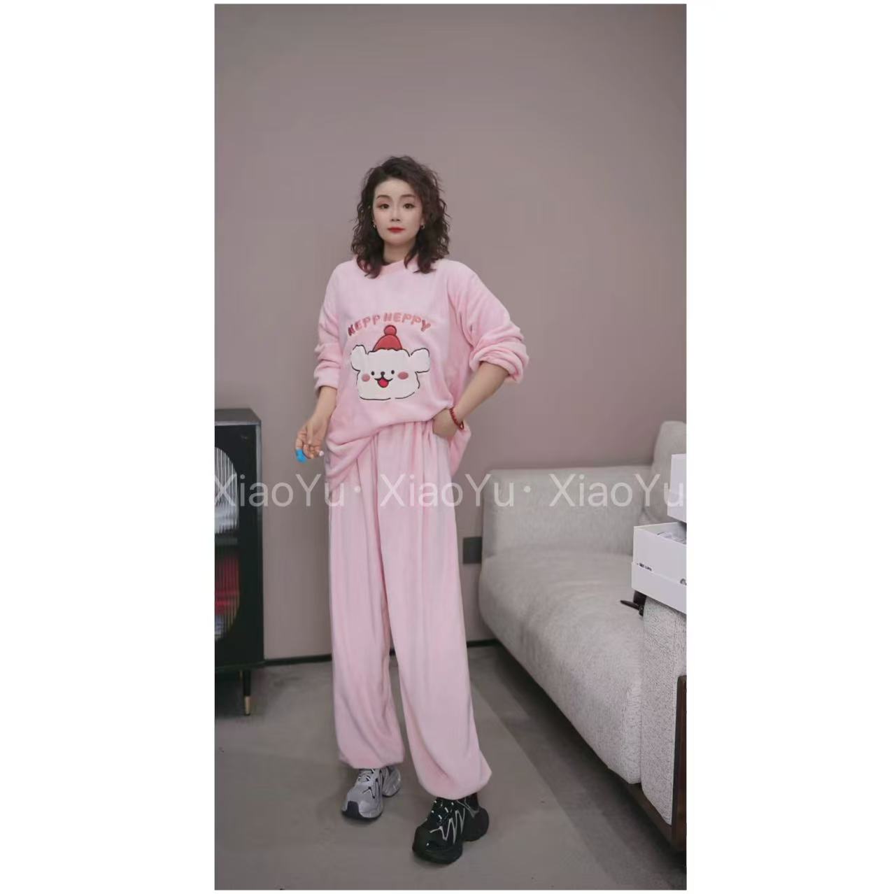 法兰绒【卡通家居服套装】PDM 211 213【NO退换】瑕疵品